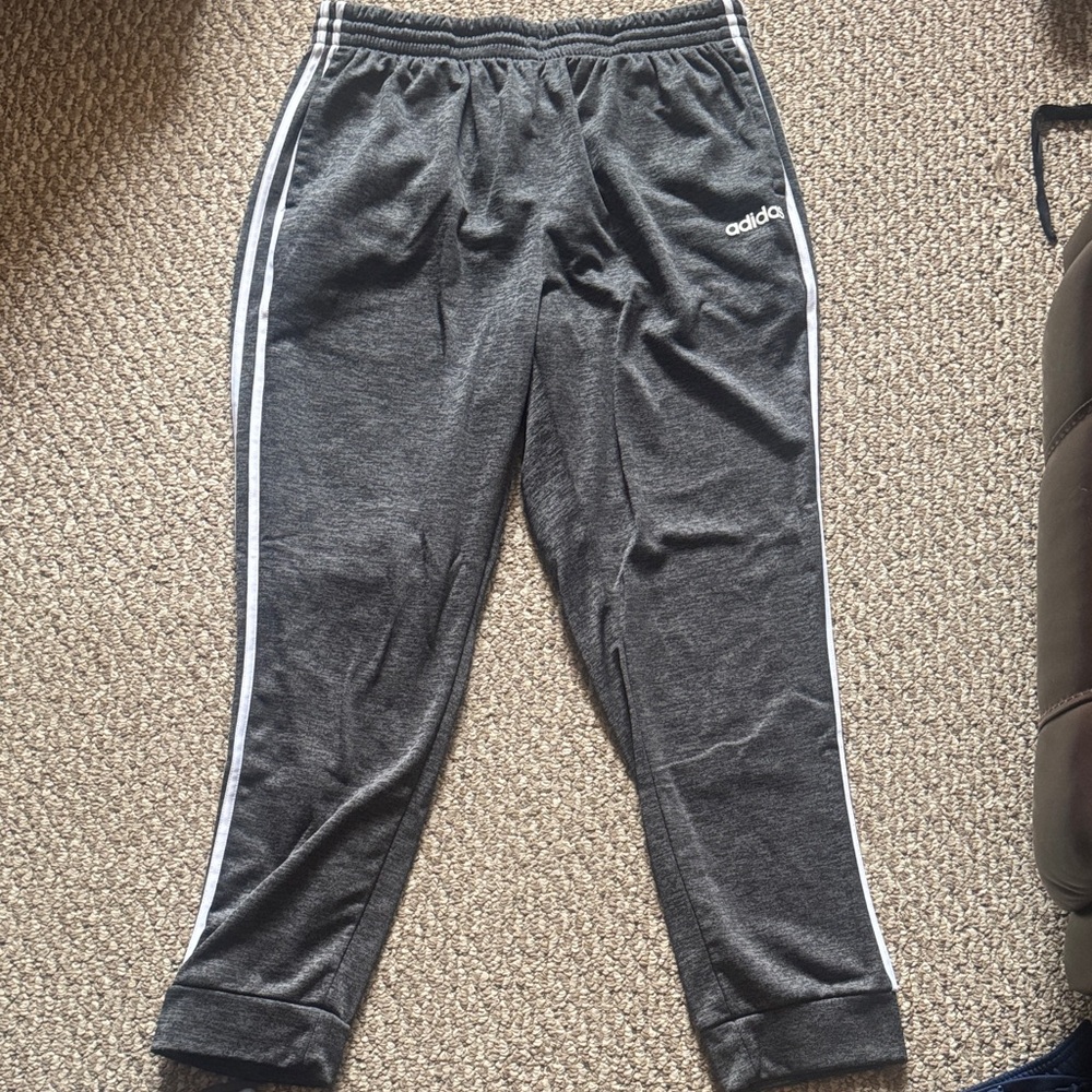 Adidas Men Gray Track Pants